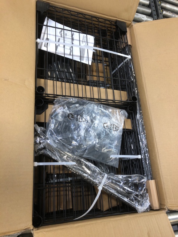 Photo 1 of VIPEK V6 Wire Garment Rack Heavy Duty Clothes Rack for Hanging Clothes, Metal Freestanding Closet Wardrobe Rack, 71.2" L x 14.6" W x 76.4" H, Max Load 750lbs, Medium Size (Black)