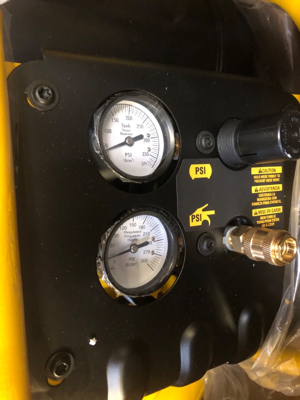 Photo 5 of DEWALT Vertical Portable Compressor, 1.9 Hp 200 Psi Oil Free High Pressure Low Noise (D55168)