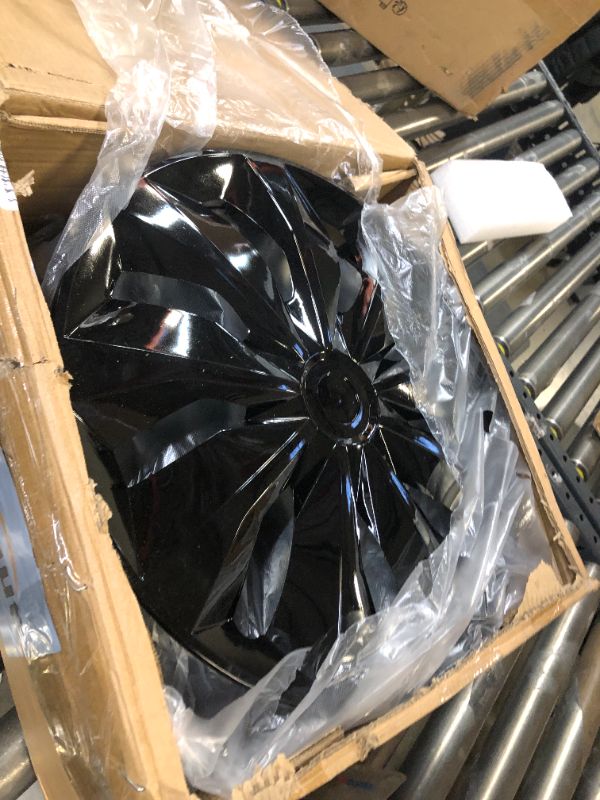 Photo 1 of 16inch black plastic hubcaps -4pc