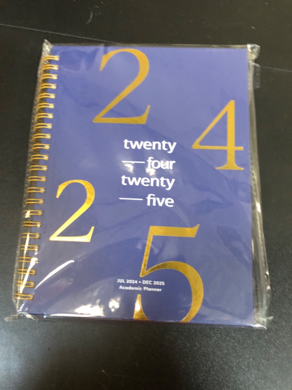 Photo 2 of Riley's Planner 2024-2025 Academic Year, 18-Month School Calendar 2024-2025 Planner Book Hardcover, Monthly and Weekly Student Planner, Notes Pages, Twin-Wire Binding (8 x 6 inch, Blue)