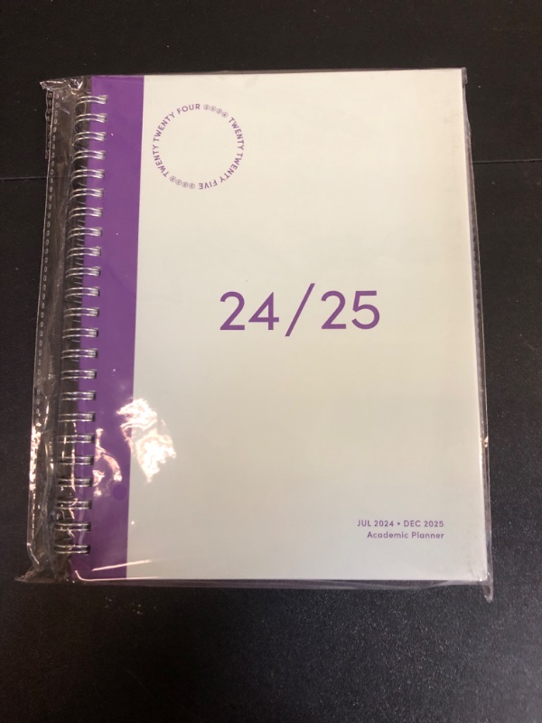 Photo 2 of Riley's Planner 2024-2025 Academic Year, 18-Month Simple Weekly Planner - Streamlined Weekly & Monthly Agenda Planner, Sturdy Cover, Notes Pages, Twin-Wire Binding (8 x 6 inch, Teal)