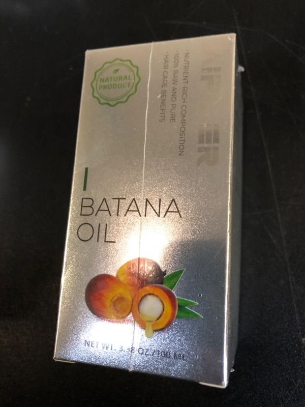 Photo 2 of AIPILER Organic Batana Oil for Hair Growth: Dr Sebi approved unrefined 100% pure and raw from Honduras for women and man everyday nature hair care BB 2027