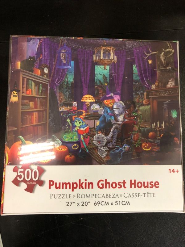 Photo 2 of CGRLVDXW 500 Piece Puzzles for Adults, Halloween Puzzle, Large Funny Witch is Mummy Jigsaw Puzzles 500 Pieces for Halloween Decorations 27" x 20"