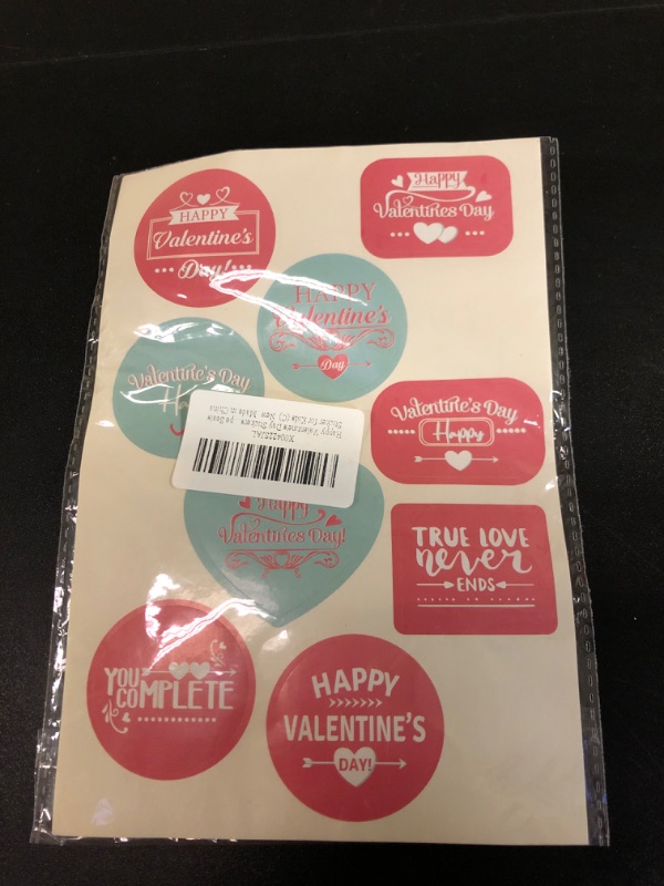 Photo 2 of 36pcs Happy Valentine's Day Stickers 1.5" Valentine's Stickers Envelope Seals Labels Valentine's Day Gift Sticker Party Favor Stickers Heart Stickers Valentine's Envelope Seal Sticker (C)