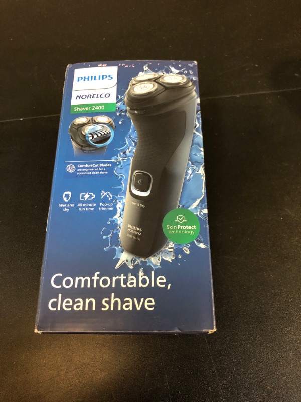 Photo 3 of Philips Norelco Shaver 2400, Rechargeable Cordless Electric Shaver with Pop-Up Trimmer, X3001/90 Black Shaver 2000