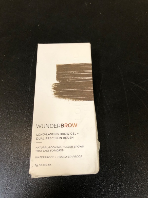 Photo 2 of WUNDER2 WUNDERBROW Makeup Waterproof Eyebrow Gel For Long Lasting Eye Brow Make Up, Black / Brown , 3 g (Pack of 1)