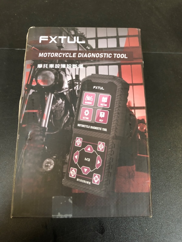 Photo 1 of Motorcycle System Diagnostic Test Measurement Tools M3-A Motorcycle Fault Code Readers Scan Tools Moto Diagnostic Test Measurement Tools Compatible for Yamaha 2/3/4P,Kawasaki 4-6P,Honda 4P,OBDII 16P