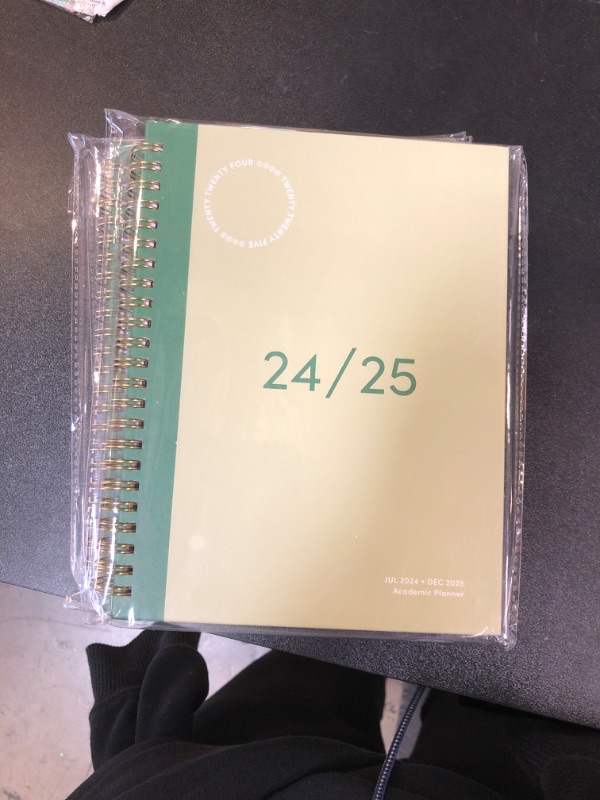 Photo 2 of 4 Books of Riley's Planner 2024-2025 Academic Year, 18-Month Simple Weekly Planner - Streamlined Weekly & Monthly Agenda Planner, Sturdy Cover, Notes Pages, Twin-Wire Binding (8 x 6 inch, Green)