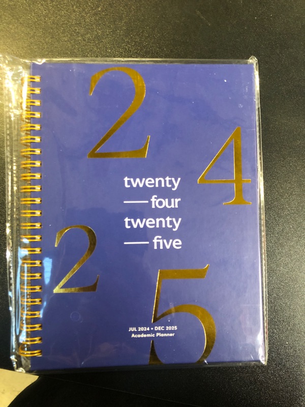 Photo 2 of Riley's Planner 2024-2025 Academic Year, 18-Month School Calendar 2024-2025 Planner Book Hardcover, Monthly and Weekly Student Planner, Notes Pages, Twin-Wire Binding (8 x 6 inch, Blue)