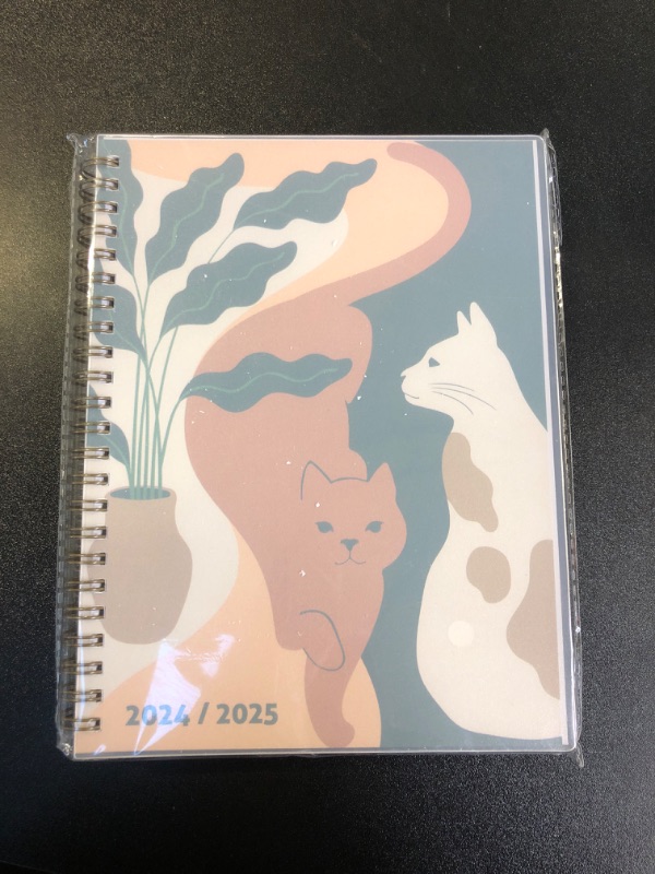 Photo 2 of 2 Books of Riley's Planner 2024-2025 Academic Year, 18-Month Cat-Themed Weekly Planner - Whimsical Weekly & Monthly Agenda Planner, Illustrated Cover, Notes Pages, Twin-Wire Binding (8 x 6 inches)