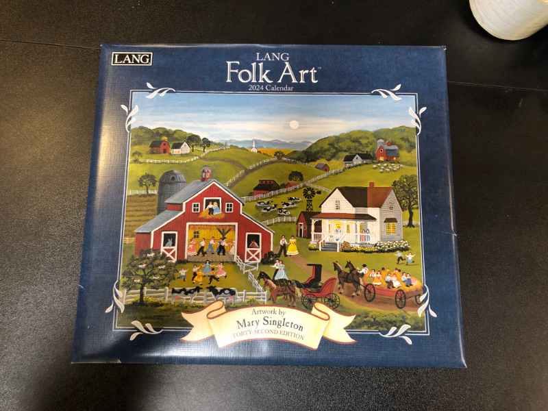 Photo 2 of Lang Companies, Lang Folk Art 2024 Wall Calendar