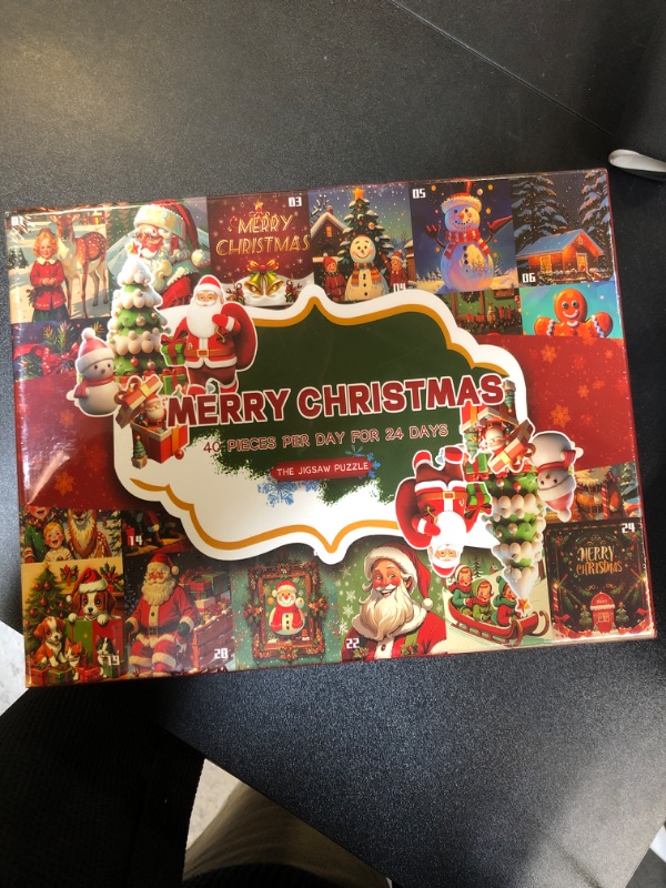 Puzzle Advent Calendar 2024 Christmas Jigsaw Puzzles for Kids and
