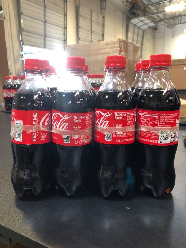 Photo 1 of 12 Pack of Coca-Cola16.9 Fl oz EXP 12/16/2024 