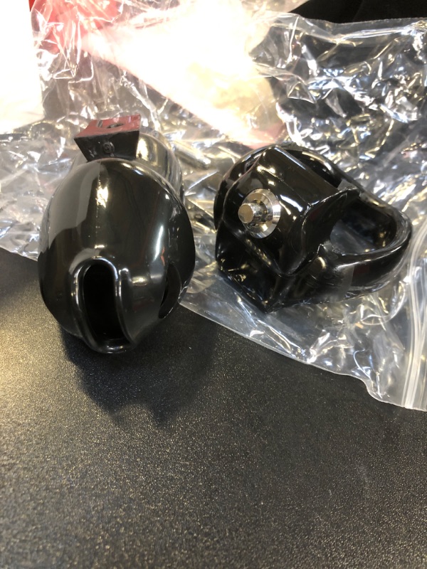 Photo 1 of Fancalen HT-V5 Male Chastity Cage Leightweight Chastity Device Resin Ergonomic Breathable Chastity Devices with Latest Button Lock and Exclusive Keys Standard (1.57" Ring(40mm), Black)
