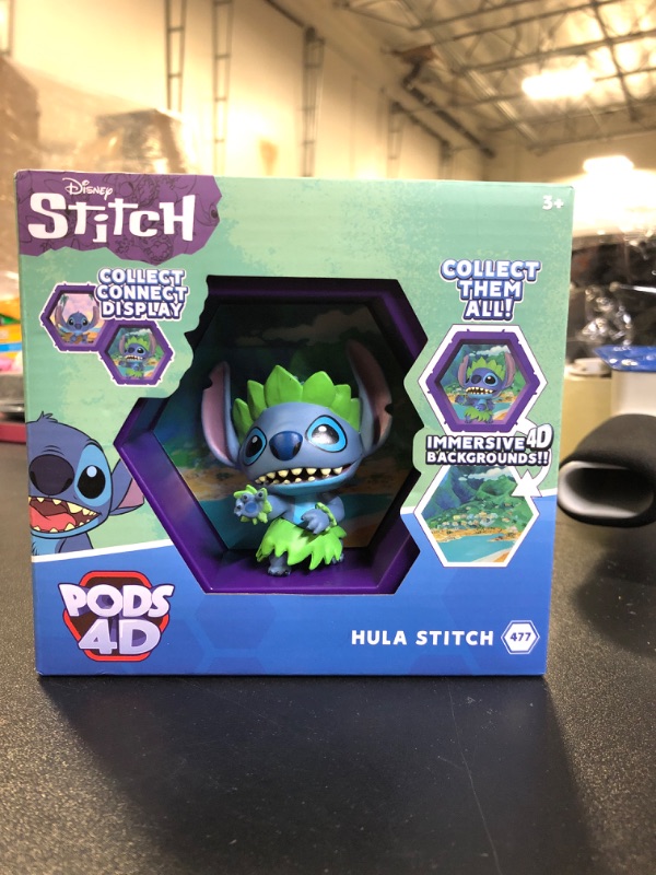 Photo 1 of WOW! PODS 4D Disney Hula Stitch - Unique Connectable & Collectable Toy Action Figure, Wall/Shelf Display, Easter Basket Stuffers, Stitch Toy Figures, Lilo and Stitch Gifts and Toys, Disney Toy & Gift