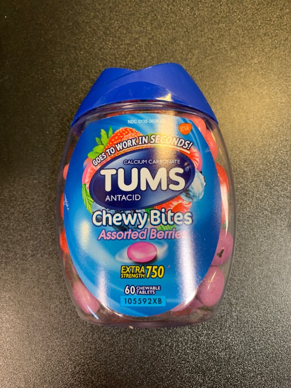 Photo 2 of Tums Chewy Bites Assorted Berry EXP JAN 2027