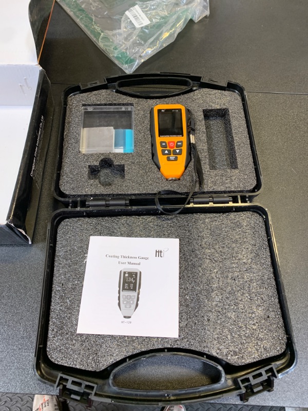 Photo 2 of HIX-XINTAI Coating Thickness Gauge HT-129 | Best Digital Meter for Automotive Paint Thickness Measurement Resolution 0.01mils F/NF Automatic Detection