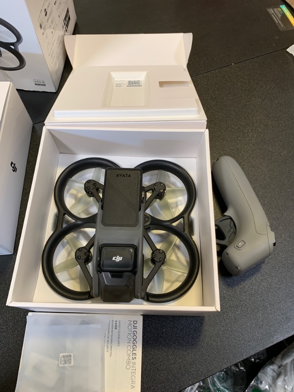 Photo 4 of DJI Avata Explorer Combo, First-Person View Drone with Camera 4K, Super-Wide 155° FOV, Includes New RC Motion 2 and Goggles Integra Black, FAA Remote ID Compliant