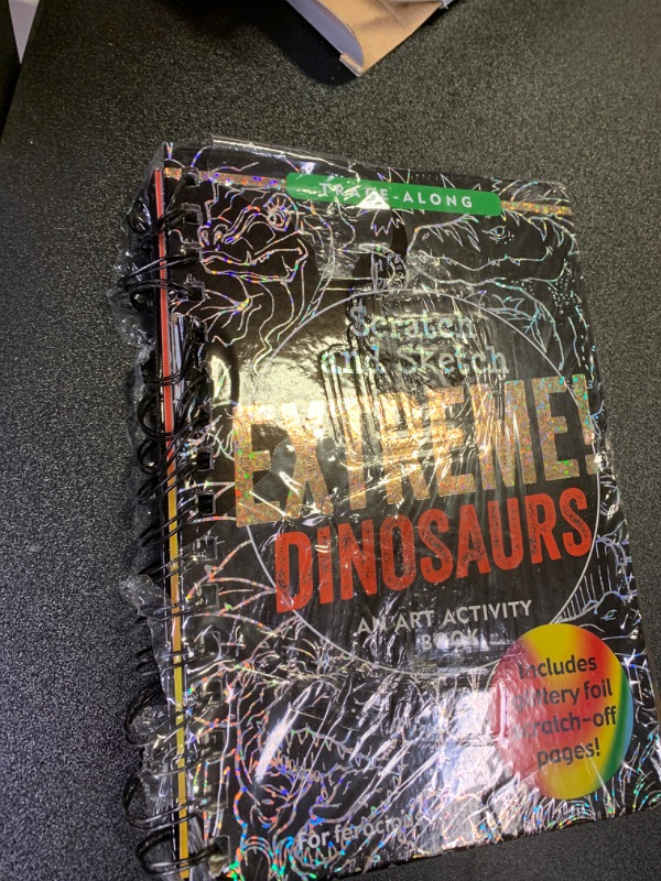 Photo 2 of Scratch & Sketch Extreme Dinosaurs (Trace Along) Hardcover – February 13, 2022
