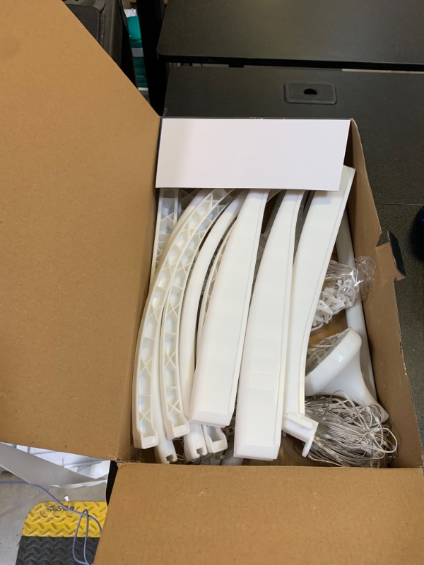 Photo 1 of Outdoor Christmas Cone Tree with Lights, 340LED Xmas Lighting Show with Bethlehem Star Topper, 6.5Ft Christmas Decorations with 8 Lighting Modes, Indoor or Outdoor Sign