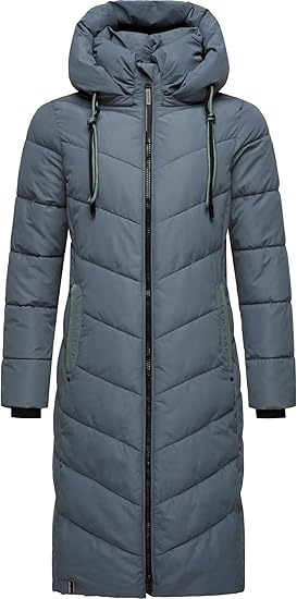 Photo 1 of Large Marikoo Women's Winter Jacket with Hood | Windproof & Weather-Resistant Jacket | Quilted, Puffy Coat