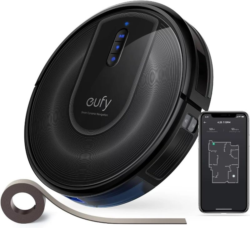Photo 1 of Used Eufy Anker RoboVac G30 Verge, Robot Vacuum with Home Mapping, 2000Pa Suction, Wi-Fi, Boundary Strips, for Carpets and Hard Floors