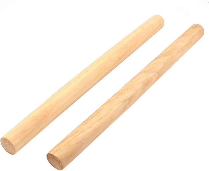 Photo 1 of Wooden Stick Kitchen Noodles Dough Dumplings Rolling Pin 32"