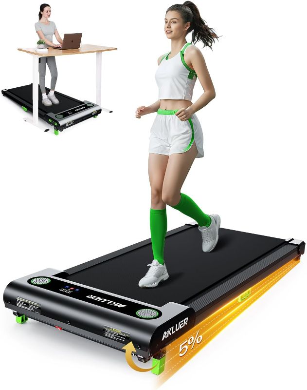 Photo 1 of Walking Pad with Incline, Incline Walking Pad Treadmill for Home, 2.5 HP Under Desk Treadmill Small with Remote Control, Walking Pad Small Treadmill with LED Display