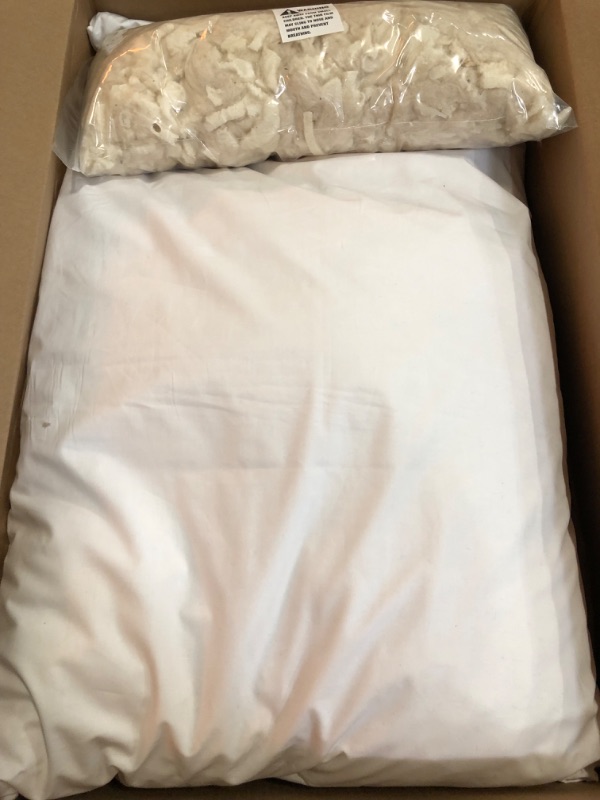 Photo 1 of **Stuffing Came Out of Pillow** Avocado 100% Certified Organic Bed Pillow with Organic Cotton Shell, Organic Latex & Kapok Fill, Queen