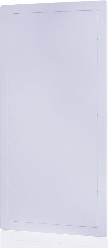 Photo 1 of 14"X18" Suteck Plumbing Access Panel for Drywall Ceiling Reinforced Plastic Wall Access Doors Removable Hinged White