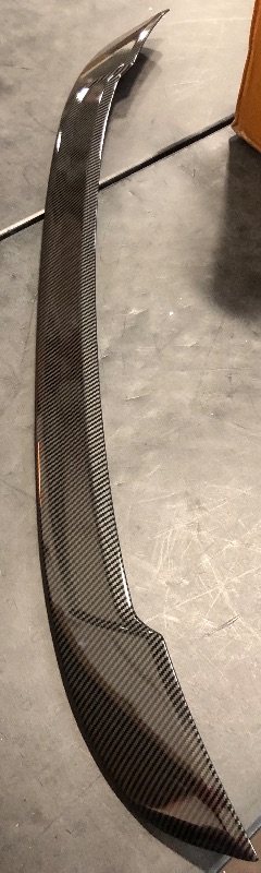 Photo 1 of Car Accessories Fit for Honda Accord 2023 2024 Exterior Rear Trunk Lip Wing Spoiler Cover Trim (Carbon Fiber Style) ABS 1 PC