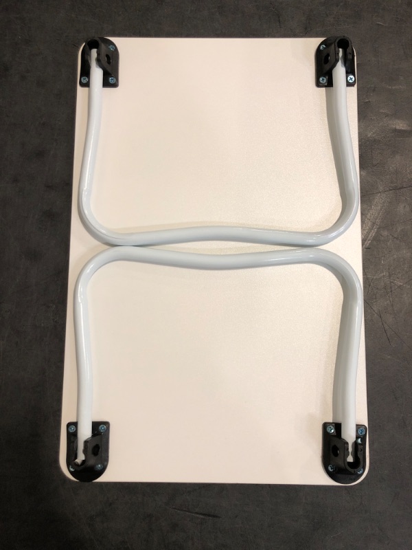Photo 1 of FISYOD Foldable Lap Desk, Laptop Bed Desk, Portable Bed Table, Laptop Stand for Bed & Couch, Lightweight & Mini - White