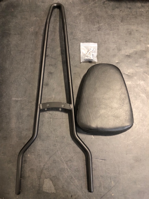 Photo 1 of (See 2nd Picture For Missing Part) Motorcycle Rear Seat Backrest Sissy Bar Back Rest Compatible For Yamaha Vstar 1100 XVS1100 Dragstar Custom 2000-2011