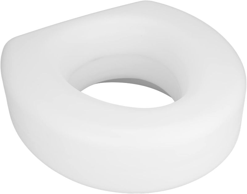 Photo 1 of Toilet Seat Riser, Raised Toilet Seat Cushion with Locking Mechanism, Elevated Toilet Seat Increase Height of Toilet for The Elderly, The Handicapped