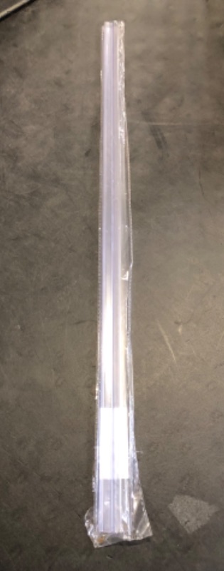 Photo 1 of Frameless Shower Door Bottom Seal with Drip Rail for 5/16"(8mm) Glass, Length 27.5"/0.7m, Glass Door Sweep Stop Shower Leaking