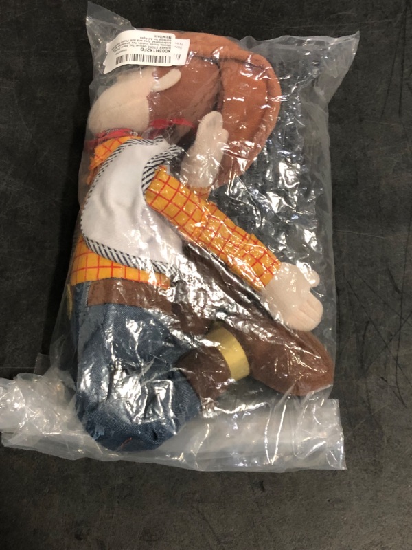 Photo 1 of Official Toy Story Plush, Woody, Iconic Cuddly Toy Character with Embroidered Eyes and Soft Plush Features, Suitable for All Ages