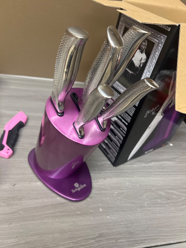 Photo 1 of 6-Piece Knife Set Berlinger Haus Royal Purple Edition