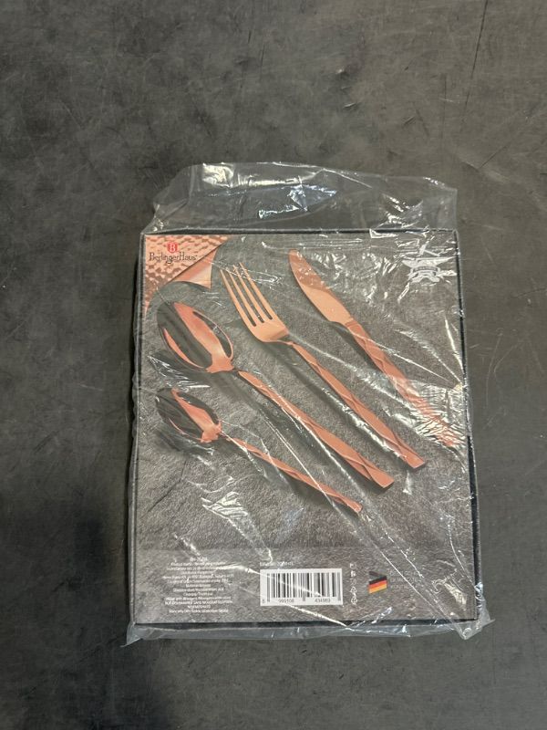 Photo 1 of 24-Piece Cutlery Set Berlinger Haus Mirror Rose Gold
