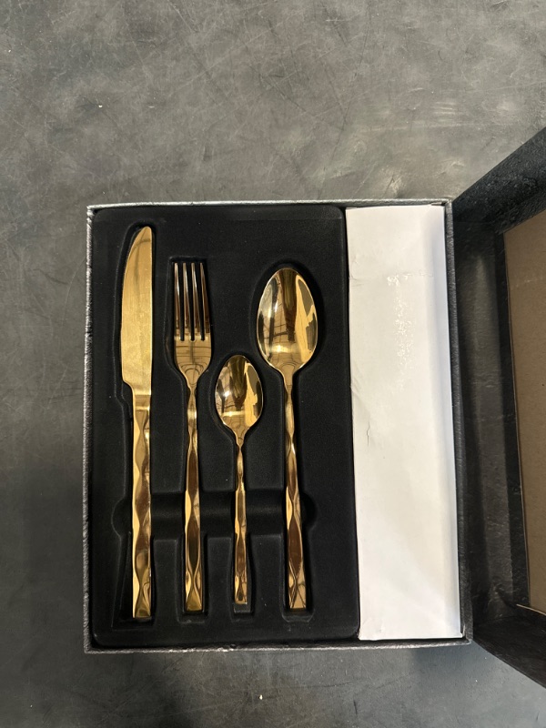 Photo 1 of 24-Piece Cutlery Set Berlinger Haus Mirror Champagne