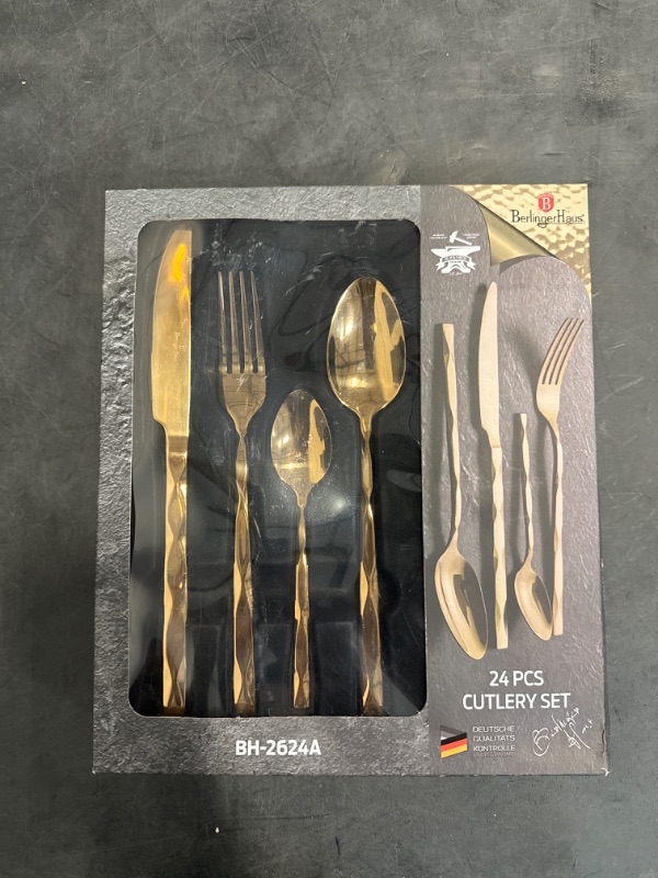 Photo 1 of 24-Piece Cutlery Set Berlinger Haus Mirror Champagne