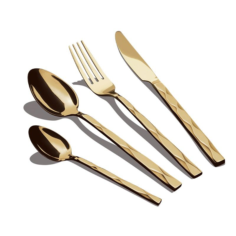 Photo 1 of 24-Piece Cutlery Set Berlinger Haus Mirror Champagne