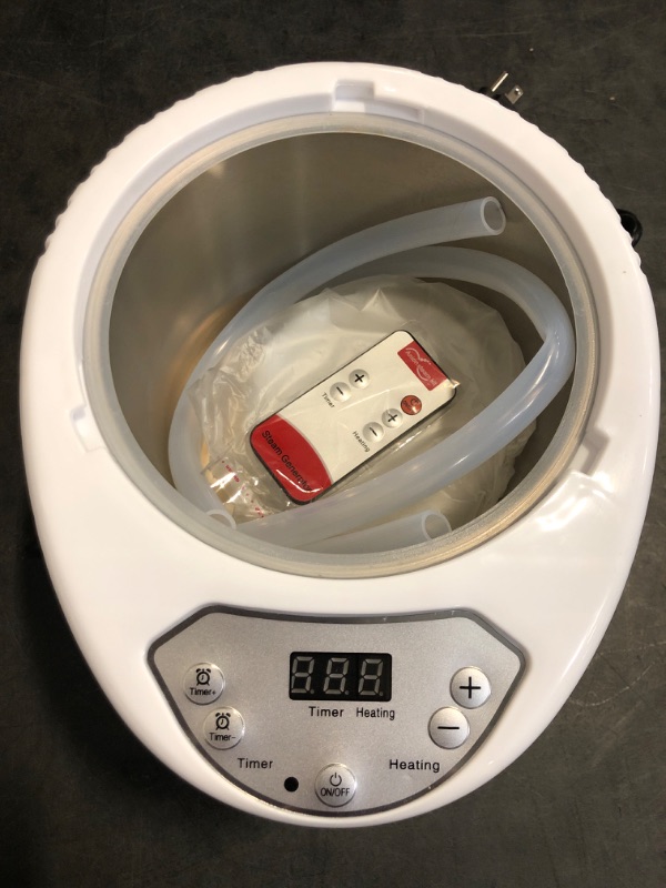Photo 1 of Sauna Steamer Machine, Portable Sauna Steamer, Steam Generator for Sauna, 2.5 Liter Home Sauna Steamer Pot with Remote Control, Steam Cup, Home Spa Sauna Accessories