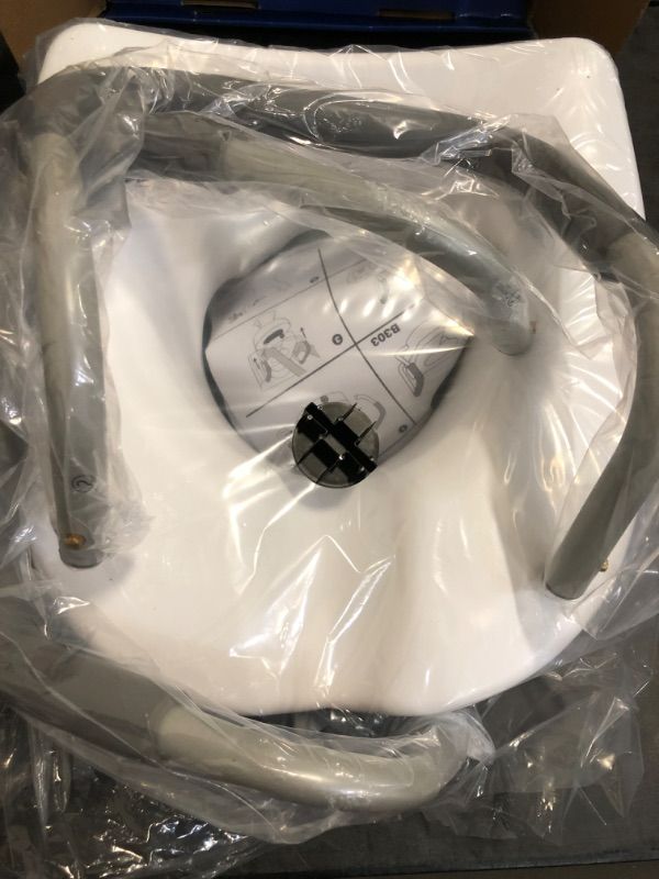 Photo 1 of Carex E-Z Lock Raised Toilet Seat With Handles, 5" Toilet Seat Riser with Arms, Handicap Raised Toilet Seat For Seniors and Elevated Toilet Seat