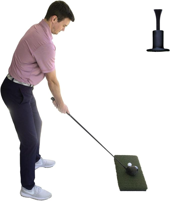 Photo 1 of The Original Country Club Elite® by Real Feel Golf Mats® 10”X24” Hitting Strip | Heavy Duty Commercial Practice Mat | Accepts A Real Tee | Swing Down and Through | Indoor/Outdoor