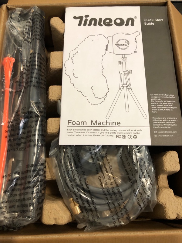 Photo 1 of Foam Machine for Kids - Easy to Use Foam Making Toy with Large Foams Production, Perfect for Birthdays, Celebrations, and Backyard Events