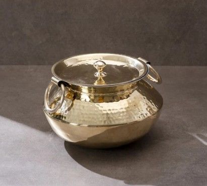Photo 1 of Brass Style Wok/ Brass Soup Pot