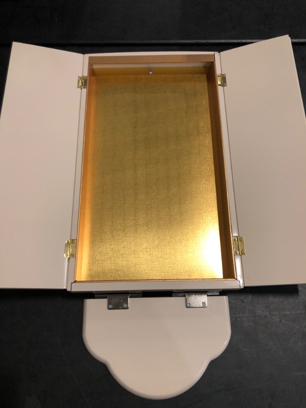 Photo 1 of *Needs a Screw** AKAZAWA CHOYO Slim Butsudan (Japanese Buddhist Altar) - 6.3 inches Depth | Ultra-Thin Design, Handcrafted in Japan | Available in Ivory and Black | Compact and Space-Saving for SGI Members (Ivory)
