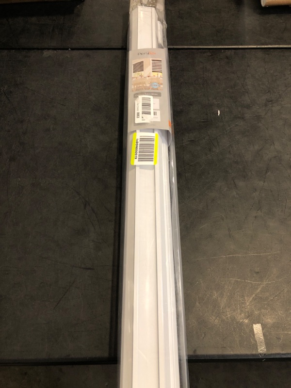 Photo 1 of Persilux Cordless Zebra Shades (47" W X 72" H, White) Free-Stop Window Shades Dual Layer Light Control for Day and Night, Light Filtering Sheer Blinds for Windows, Easy to Install