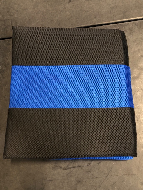 Photo 1 of Polyester Integrated Chair Cushion Modern Style Breathable Cushion Sofa Wheelchair Seat Mat Soft Seat Cushion Super Soft Sit Pad (Blue)