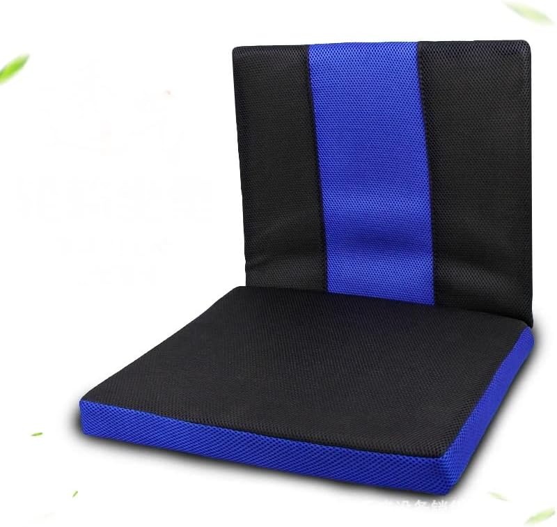Photo 1 of Polyester Integrated Chair Cushion Modern Style Breathable Cushion Sofa Wheelchair Seat Mat Soft Seat Cushion Super Soft Sit Pad (Blue)